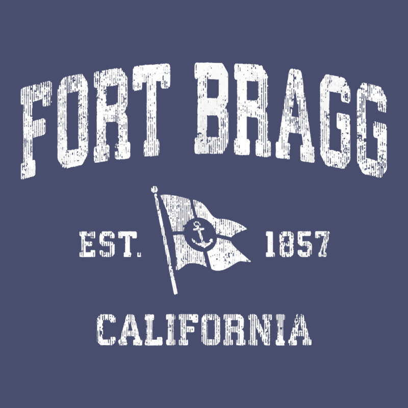 Fort Bragg California Ca Vintage Boat Anchor Flag Design Tee Vintage Tee by linhVisuals | Teevron