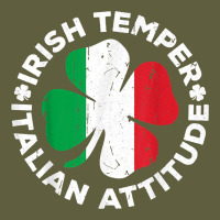 Irish Temper Italian Attitude T Shirt St Patrick's Day T Shirt Vintage Tee | Teevron
