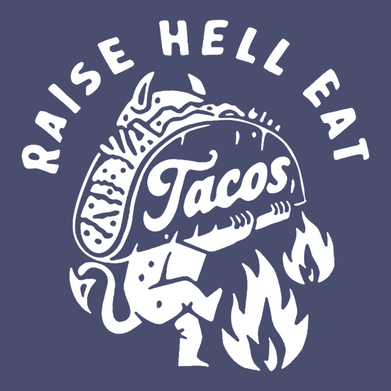 Raise Hell Eat White Vintage Tee by linhVisuals | Teevron