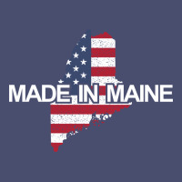 Made In Maine American Flag Funny Patriotic State Lover Gift Vintage Tee | Teevron