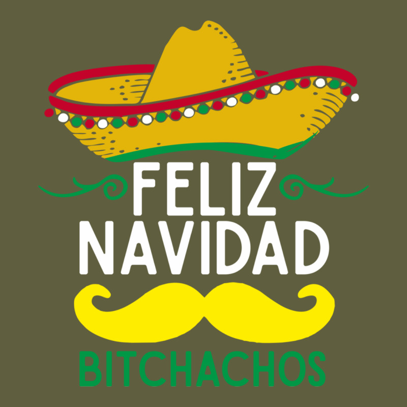 Mexicans Say Feliz Navidad Bitchahos Funny Merry Christmas Sombrero Vintage Tee by linhVisuals | Teevron