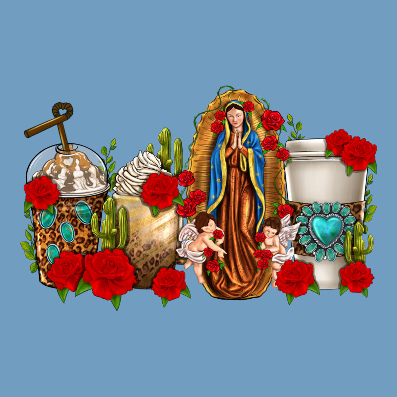 Lady Of Guadalupe Coffee Cups Urban Heavy Tee by texasbilliewilder | Teevron