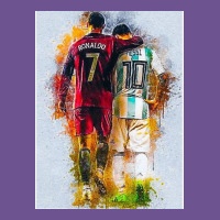 Messi And Ronaldo Vintage Tee | Teevron