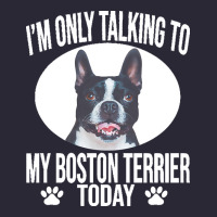 Boston Terrier T  Shirtfunny Boston Terrier Dog Gift I M Only Talking Vintage Tee | Teevron