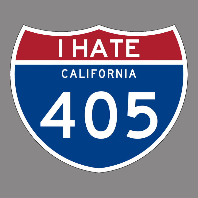 Los Angeles California Interstate 405 (i 405) Sweatshirt Vintage Tee by linhVisuals | Teevron