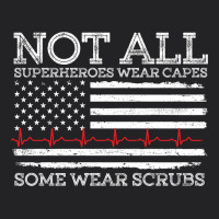 Nurses Not All Superheroes Wear Caps Some Wear Scrubs Nurse Supportive Vintage Tee | Teevron