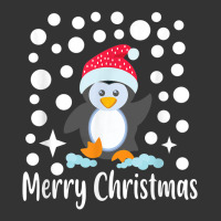 penguin merry christmas with snow | Teevron