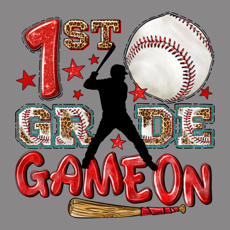 Back To School 1st Baseball Game On Vintage Tee by NancyCooperArtShop | Teevron