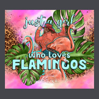 Just A Girl Who Loves Flamingo Long Sleeve Tee | Teevron