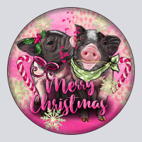 Pink Merry Christmas Pig Zipper Hoodie | Teevron