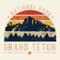 National Park Grand Teton Vintage Retro Hiking Vintage Tee | Teevron