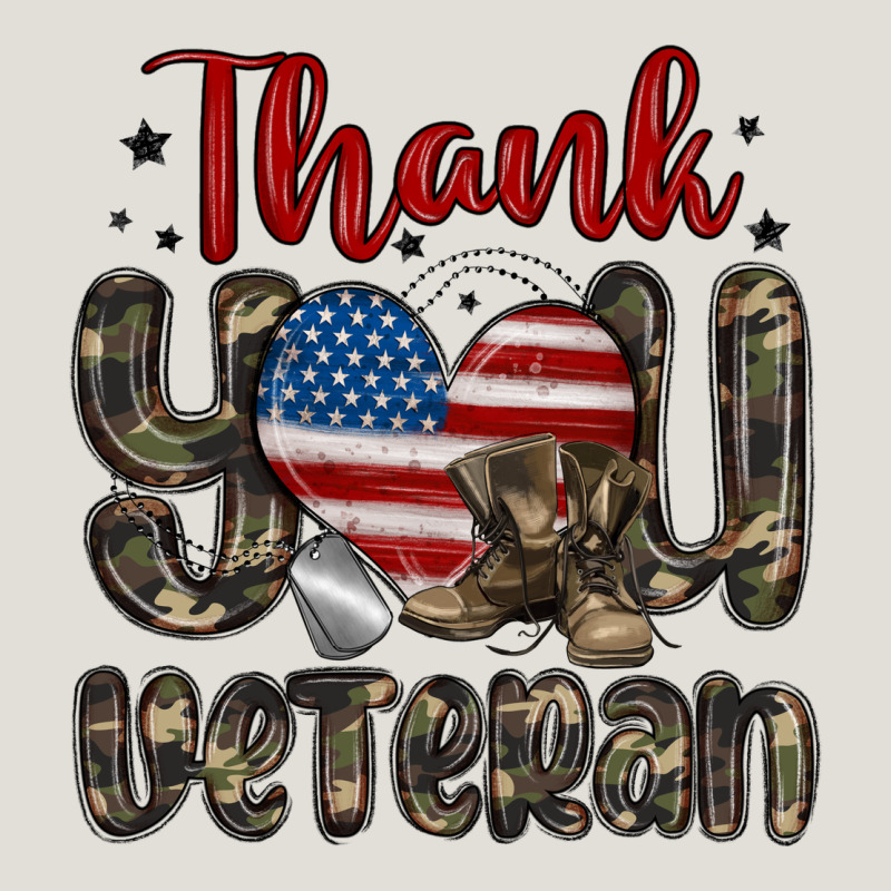 Thank You Veteran Heavy Core Tee by MaliasSmallBusiness | Teevron