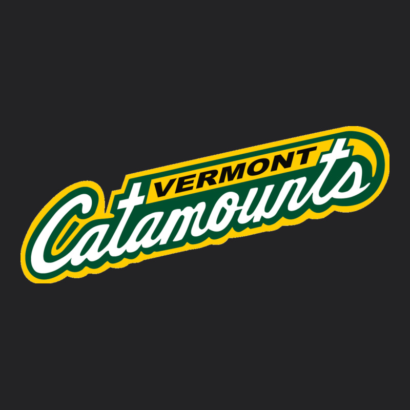 Vermont Catamounts Athletics Wordmark Vintage Tee by linhVisuals | Teevron