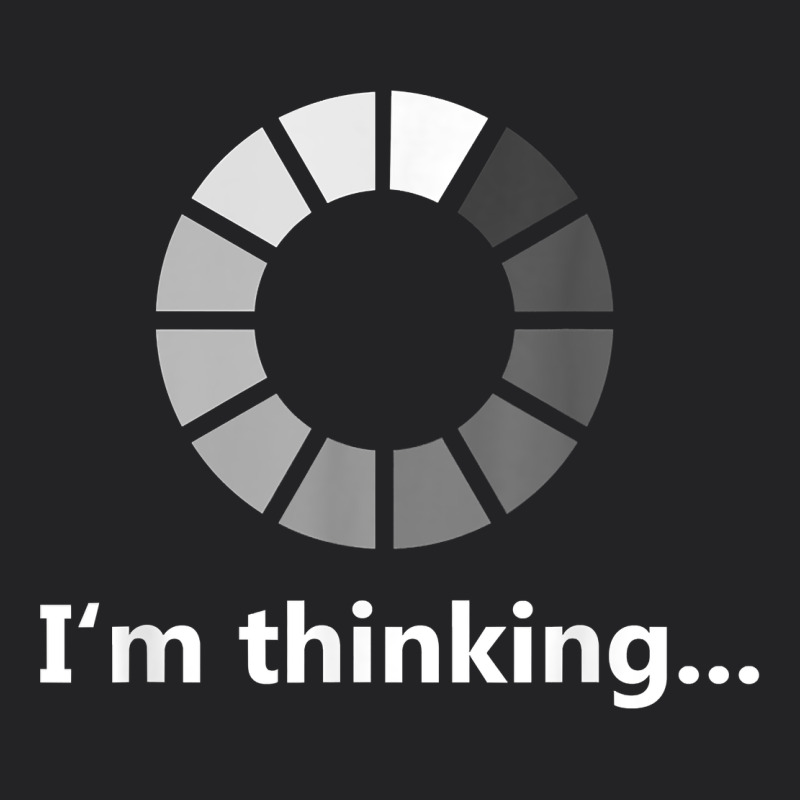 Funny Programmer I'm Thinking T Shirt Vintage Tee by linhVisuals | Teevron