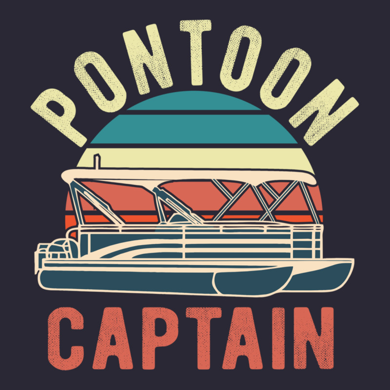 Pontoon Captain Vintage Boating Party Funny Gift For Pontooning Lover Vintage Tee by linhVisuals | Teevron