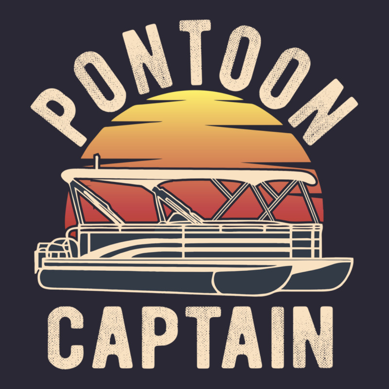 Retro Pontoon Captain Of The Boat Funny River Cruising Gift For Pontoo Vintage Tee by linhVisuals | Teevron