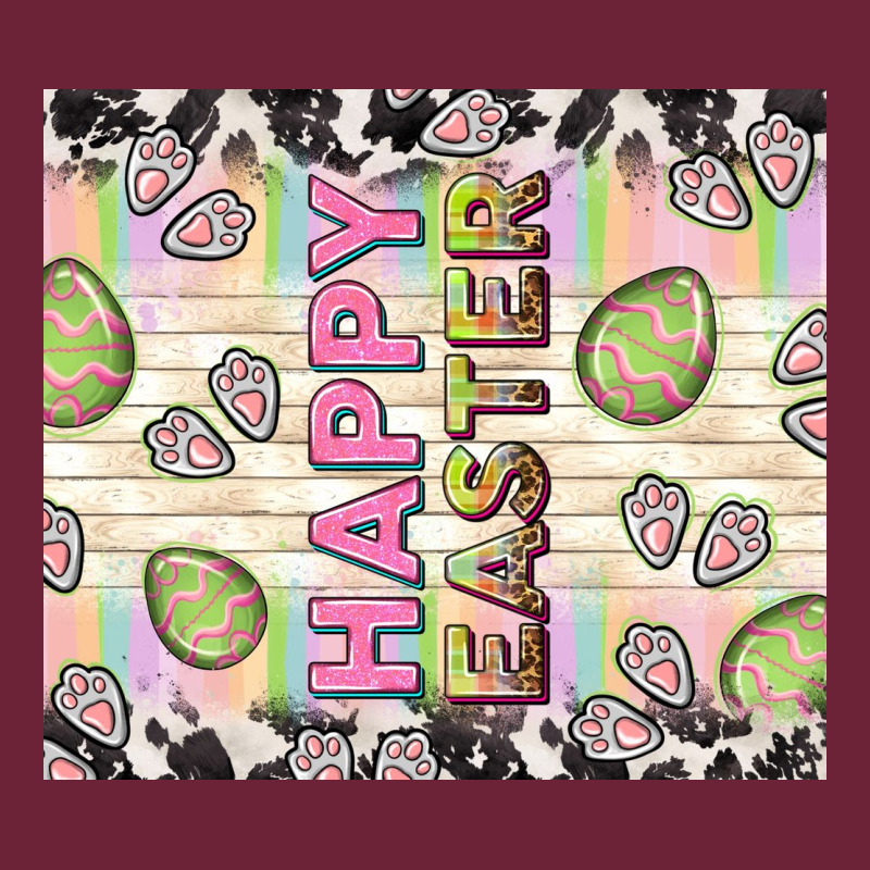 Happy Easter With Cowhide Long Sleeve Tee by TumblerDesignByShophia | Teevron