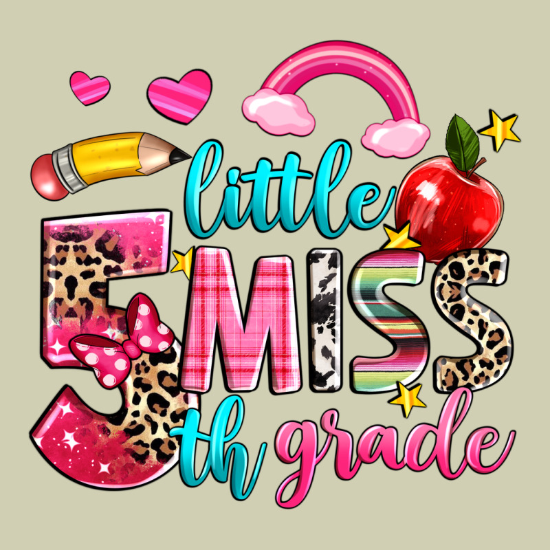 Little Miss Fifth Grade Heavy Core Tee by NancyCooperArtShop | Teevron