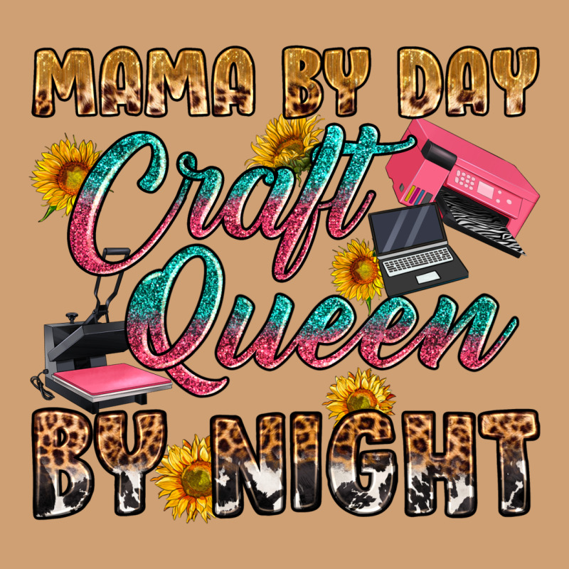 Mama By Day Craft Queen By Night Vintage Tee by RanaPortraitStore | Teevron