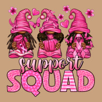Breast Cancer Afro Gnomies Support Squad Vintage Tee | Teevron