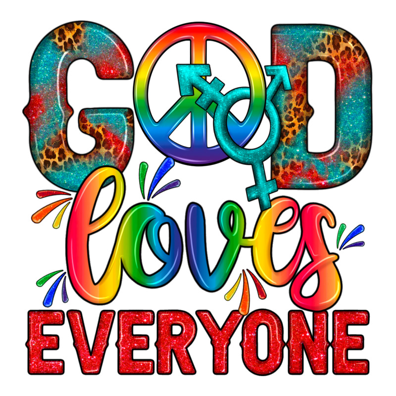 Lgbtq+ God Loves Everyone Premium Tee by BundleAndBundleShop | Teevron