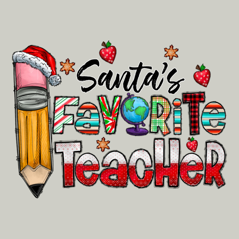 Santa Favorite Teacher Heavyweight Hoodie by CowhideDigitalArt | Teevron
