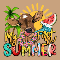 My First Summer Baby Cow Vintage Tee | Teevron