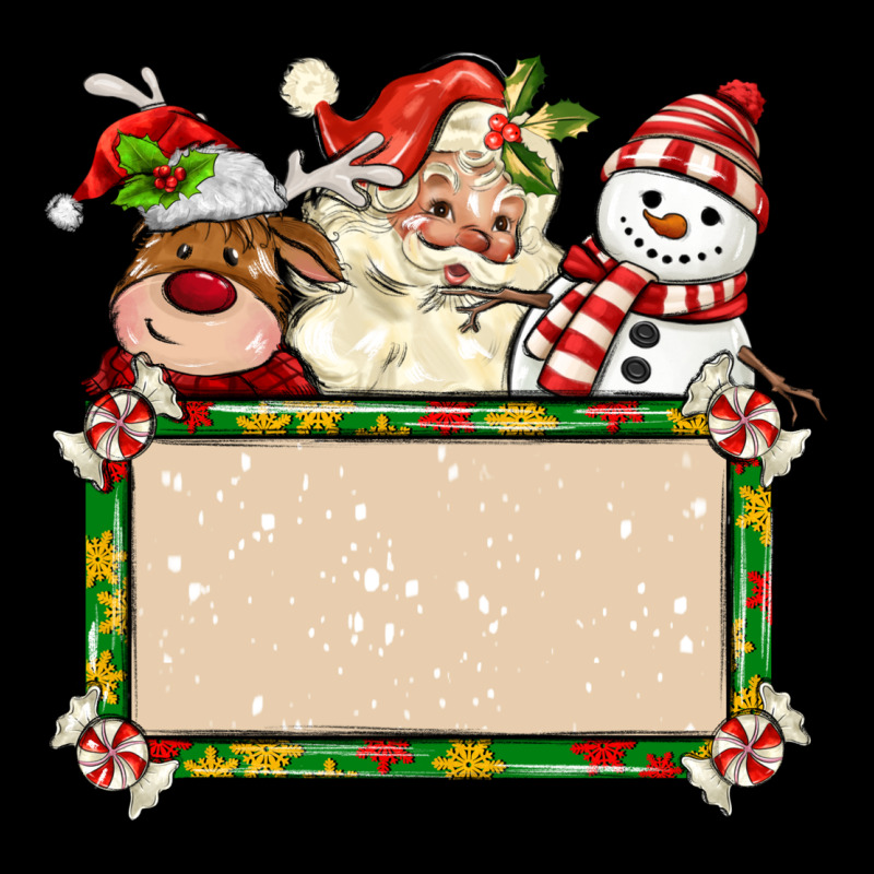 Santa Reindeer Snowman Preview And Costom Name Heavy Core Tee by MaliasSmallBusiness | Teevron