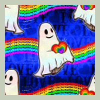 Pride Lgbtq Ghosts And Heart With Rainbow Seamless Ladies Tee | Teevron