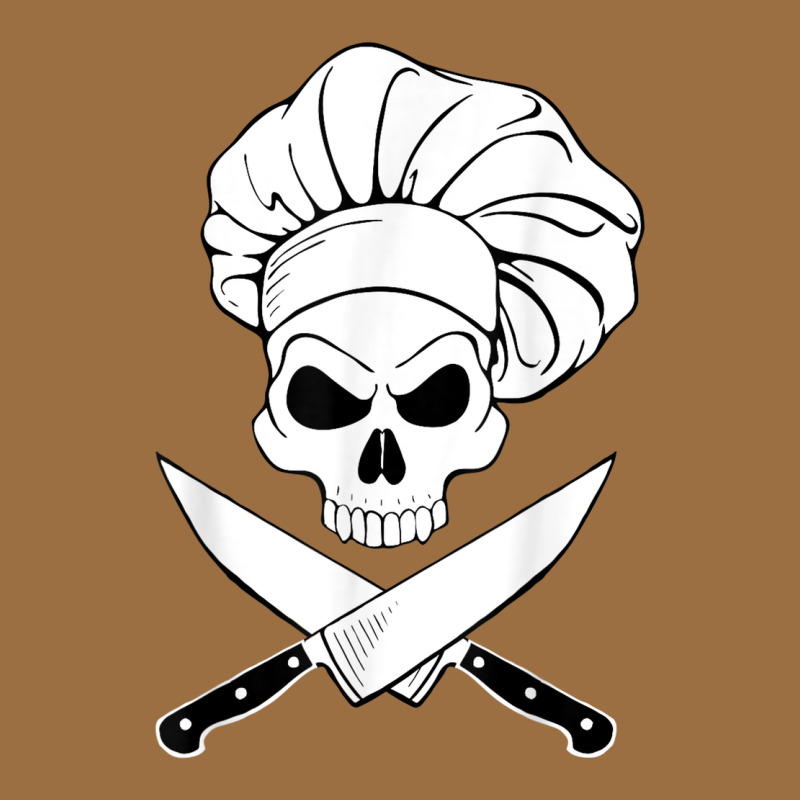 Chef Skull And Crossbones Knives Halloween Vintage Tee by linhVisuals | Teevron
