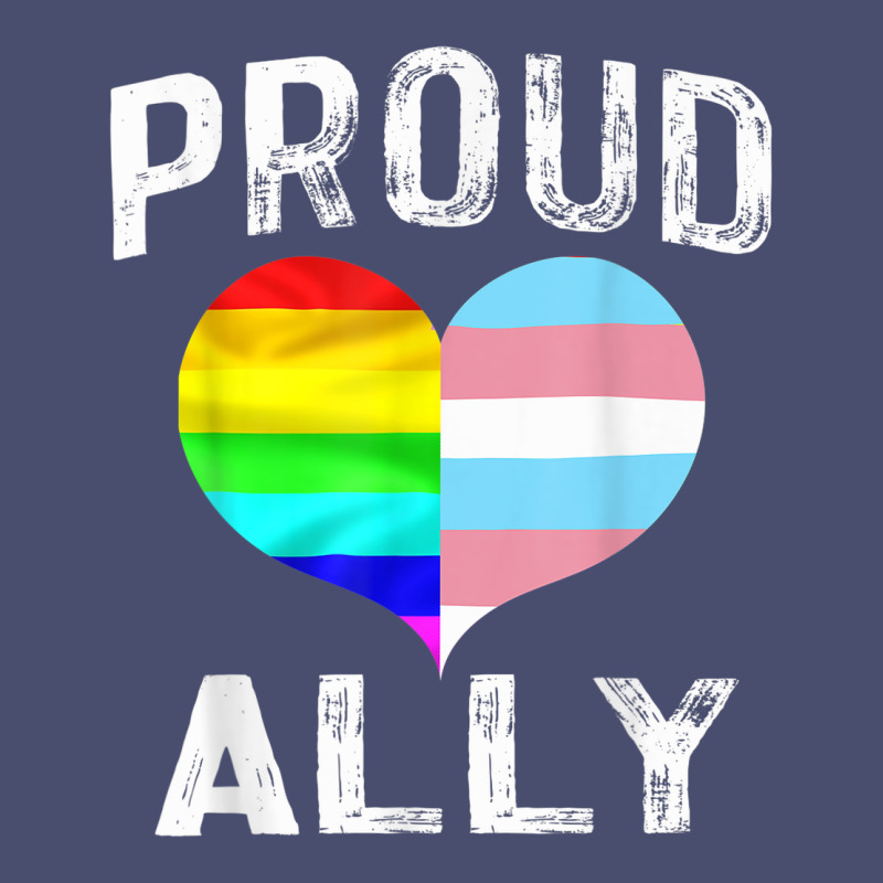 Proud Ally Lgbt Rainbow Heart Gay Pride Month Vintage Tee by linhVisuals | Teevron