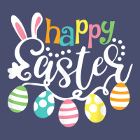 Happy Easter Day Easter Bunny Eggs For Girl Woman Vintage Tee | Teevron