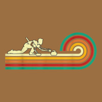 Curler Sliding Curling Stone Retro Curling Vintage Tee | Teevron