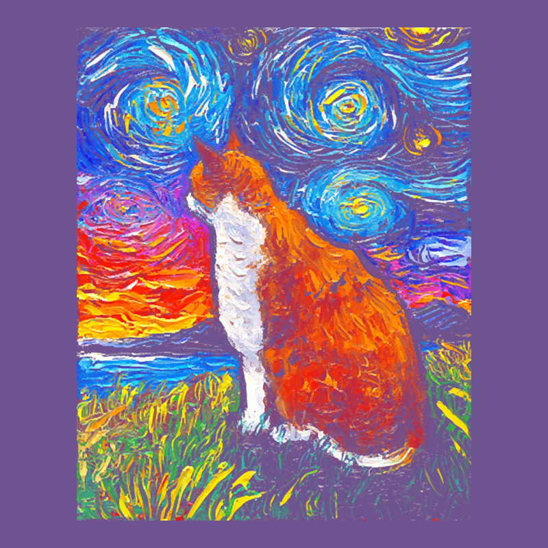 Cat T  Shirt Orange And White Tabby Cat T  Shirt Vintage Tee by linhVisuals | Teevron