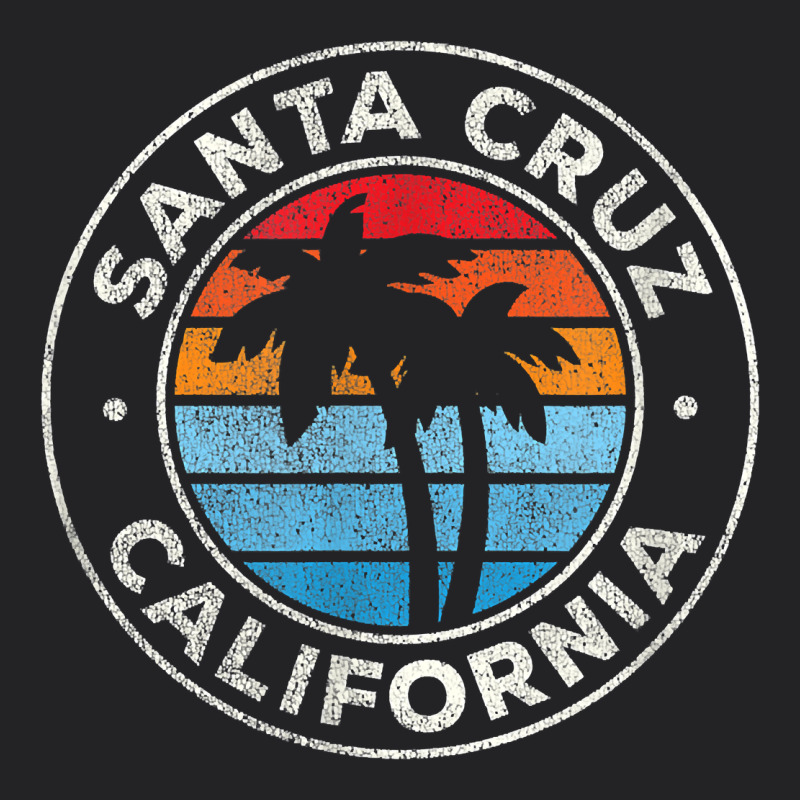Santa Cruz California Ca Vintage Graphic Retro 70s T Shirt Vintage Tee by linhVisuals | Teevron