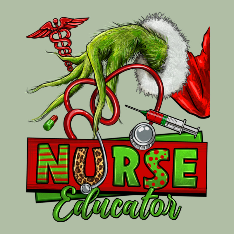 Grinch Hand Nurse Educator Urban Heavy Tee by NancyCooperArtShop | Teevron