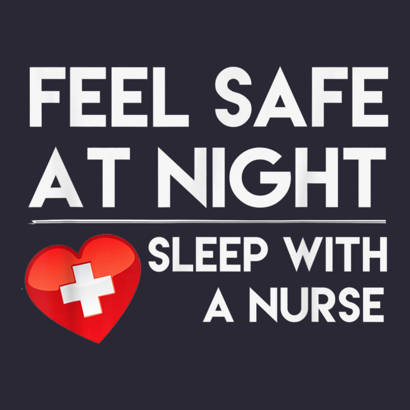 Feel Safe At Night Sleep With A Nurse Tshirt Vintage Tee by linhVisuals | Teevron