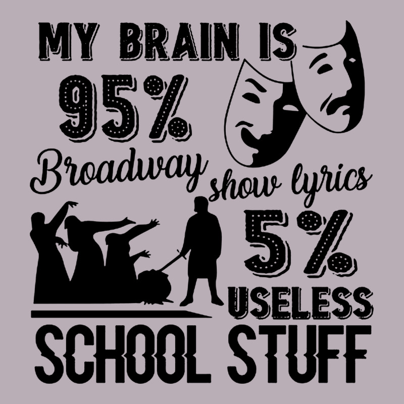 My Brain Is Broadway Show Lyrics Vintage Tee by linhVisuals | Teevron
