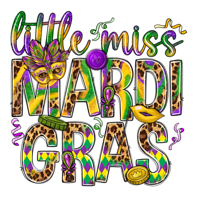 Little Miss Mardi Gras Ladies Tee by BundleAndBundleShop | Teevron