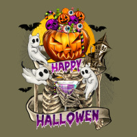 Happy Halloween With Skeleton Vintage Hoodie | Teevron