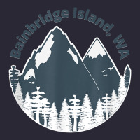 Bainbridge Island Wa Mountains Hiking Climbing Camping Vintage Tee | Teevron