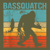 Bassquatch! Funny Bigfoot Fishing Outdoor Retro Vintage Tee | Teevron