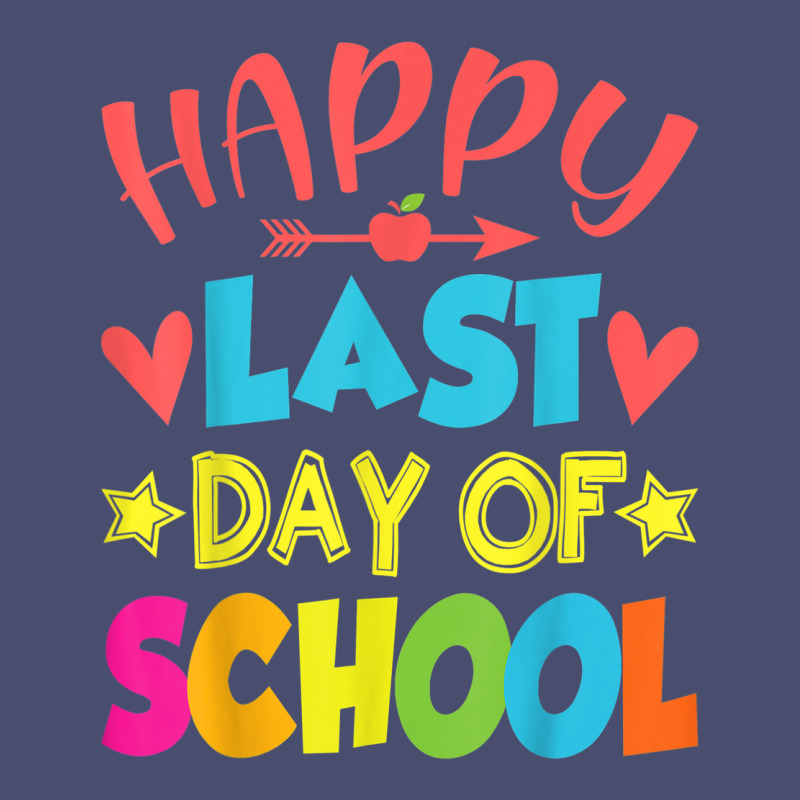 Happy Last Day Of School Teacher Boys Girls School Last Day Vintage Tee by linhVisuals | Teevron
