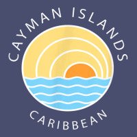 Cayman Islands Retro Colorful Ocean Sunset Palm Tree Novelty Vintage Tee | Teevron