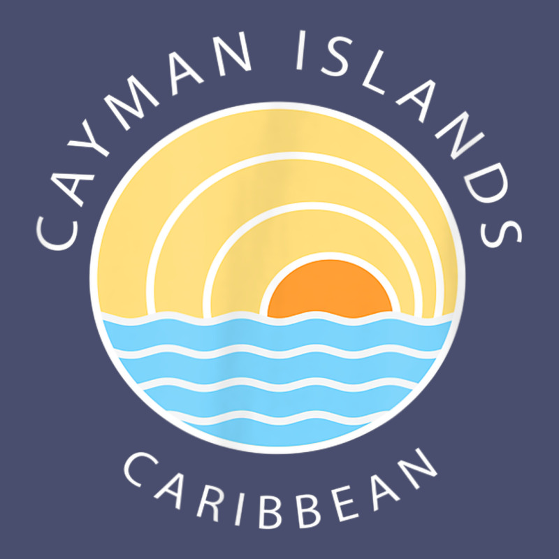 Cayman Islands Retro Colorful Ocean Sunset Palm Tree Novelty Vintage Tee by linhVisuals | Teevron