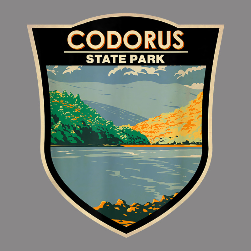 Codorus State Park Pennsylvania Badge Vintage Vintage Tee by linhVisuals | Teevron