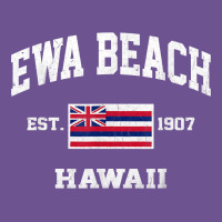 Ewa Beach Hawaii Hi Vintage State Athletic Style T Shirt Vintage Tee | Teevron