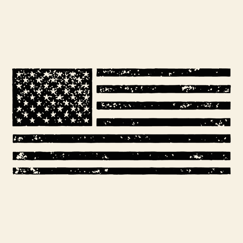 Black American Flag Distressed Effect Minimalist Premium Vintage Tee by linhVisuals | Teevron