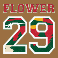 Flower 29 Wild Goalie Fleury Minnesota Pro Ice Hockey Design Vintage Tee | Teevron