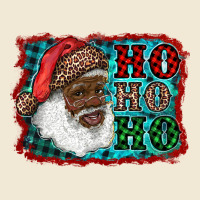 African American Santa Ho Ho Ho Premium Tee | Teevron